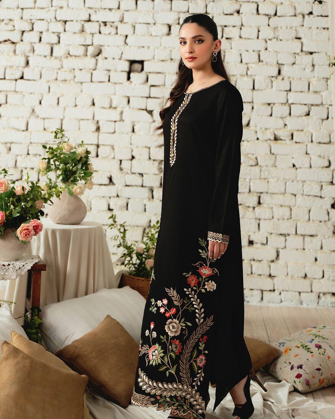 2 PIECE - ANEELA EMBROIDERED SUIT - Alifneesaz