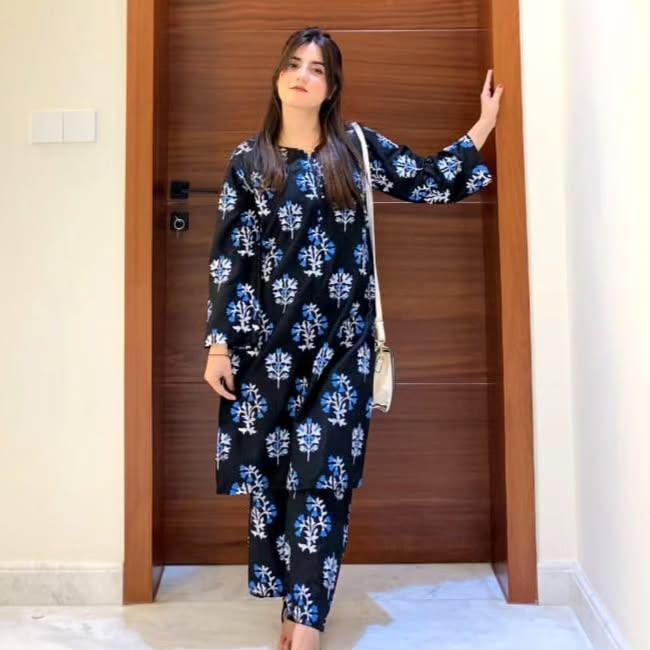 2 PIECE - MONALI PRINT SUIT - Alifneesaz