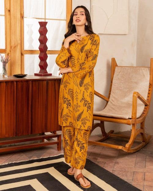 2 PIECE - PETAL PRINT SUIT - Alifneesaz