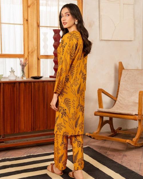 2 PIECE - PETAL PRINT SUIT - Alifneesaz