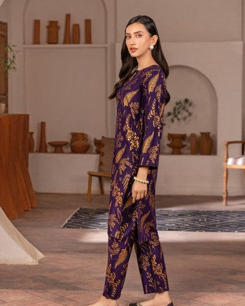 2 PIECE - PETAL PRINT SUIT - Alifneesaz