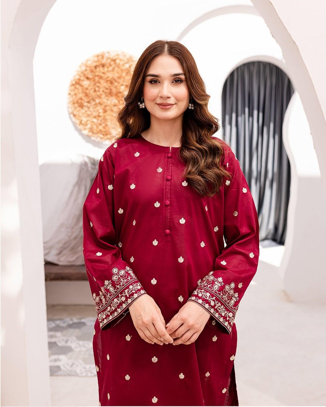 2 PIECE - HASEENA EMBROIDERED SUIT - Alifneesaz