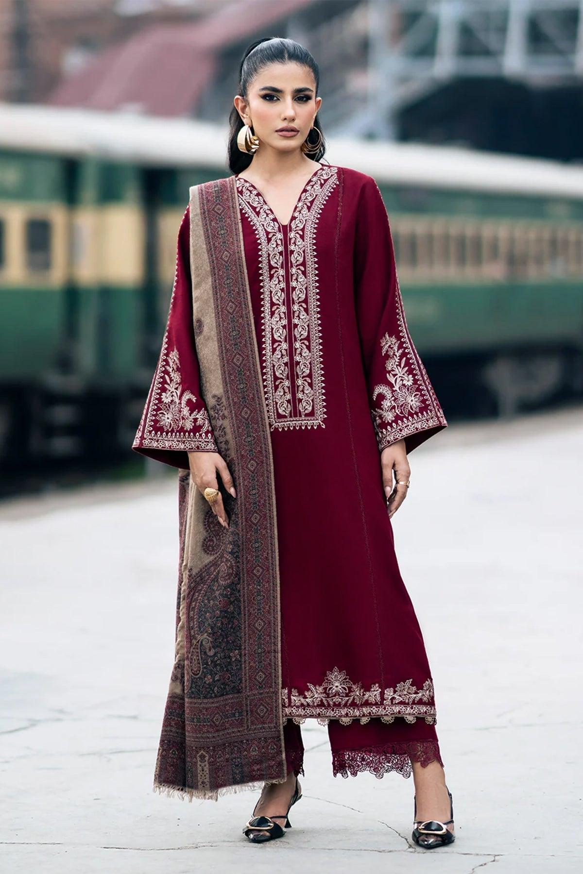 3 PIECE - HAASIL EMBROIDERED SUIT