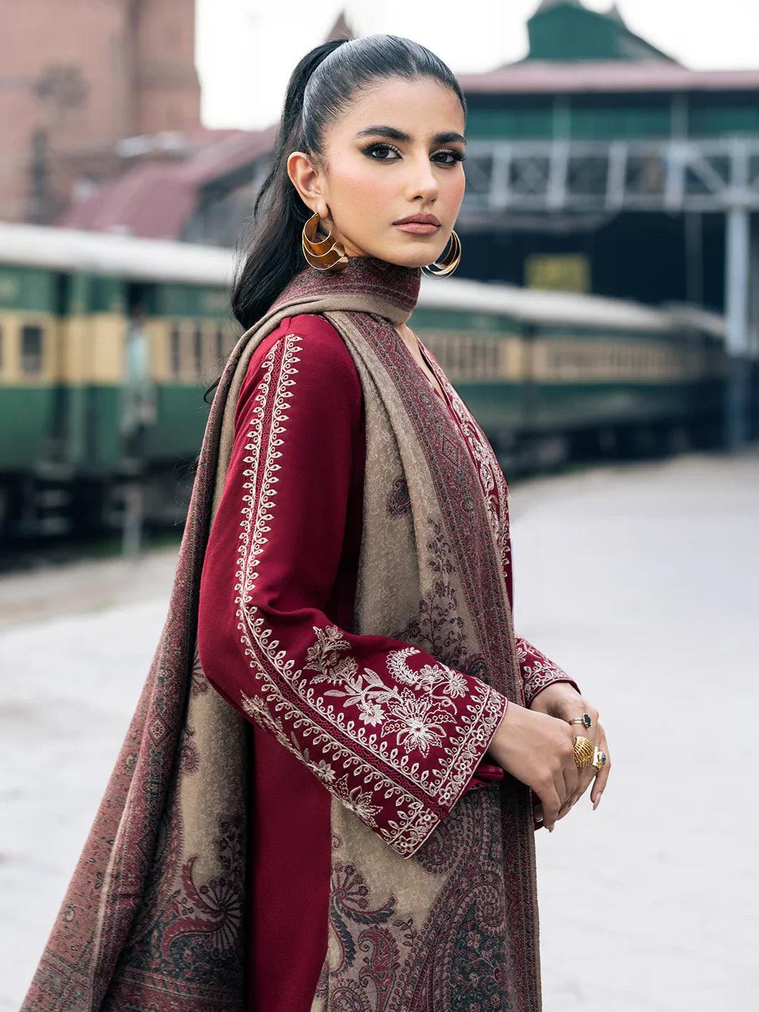 3 PIECE - HAASIL EMBROIDERED SUIT